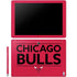 NBA Chicago Bulls Standard - Red Galaxy Book 12in Skin
